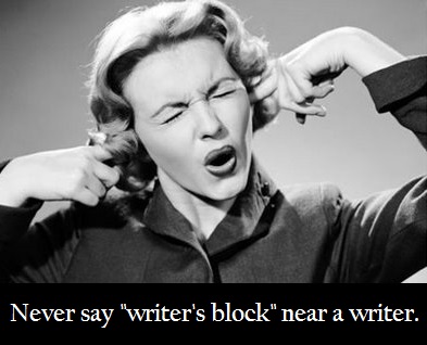 Never say writer's blog pic